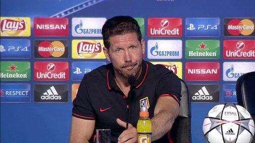 VÍDEO BD - Simeone lo tiene claro: "Para ser campeón hay que jugar contra Real Madrid y Barcelona"