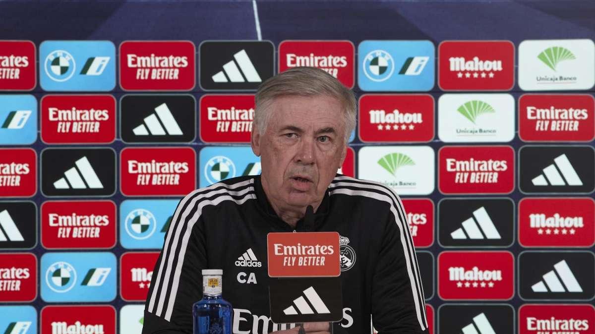 Carlo Ancelotti, en rueda de prensa: "No nos vamos a volver locos. Hay que hacer un partido completo"