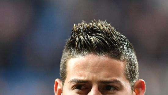FOTO - James, muy motivado tras su doblete en Riazor