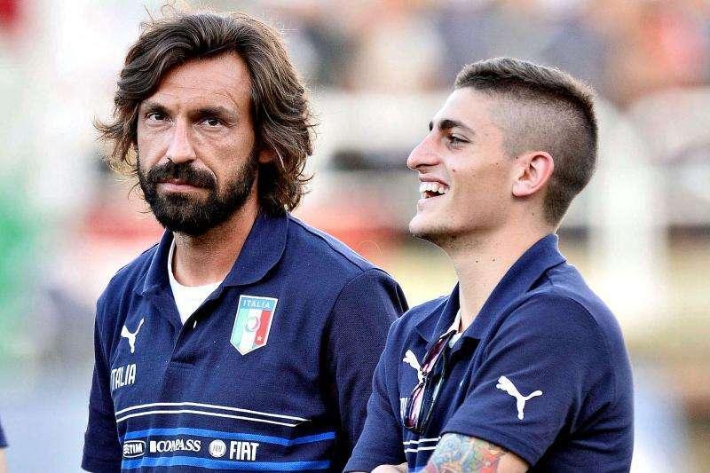 Pirlo no reconoce a su heredero: "Me gusta mucho Verratti, pero no juega como yo"