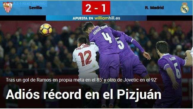FOTO - MARCA: "Adiós récord en el Pizjuán"