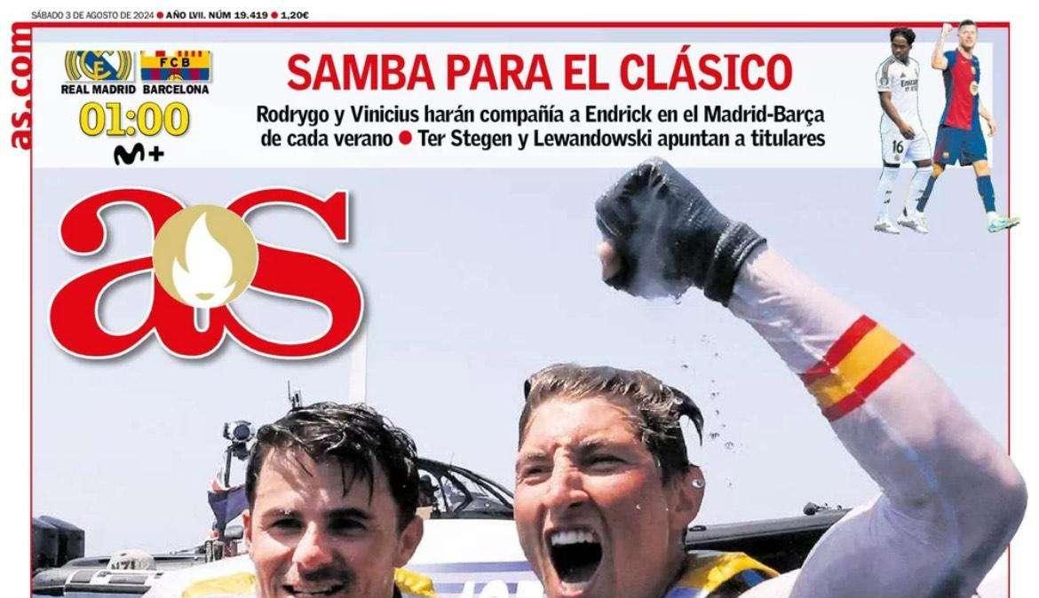 PORTADA | AS: "Samba para el clásico”