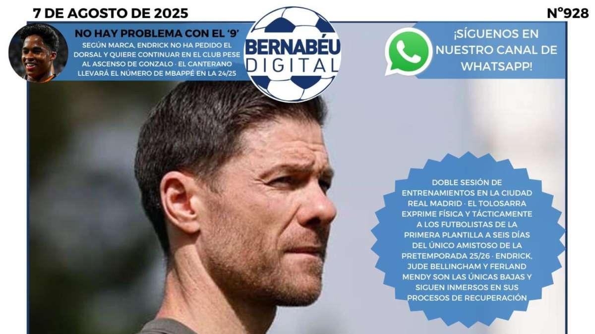 El sargento Xabi Alonso, protagonista en la portada de Bernabéu Digital