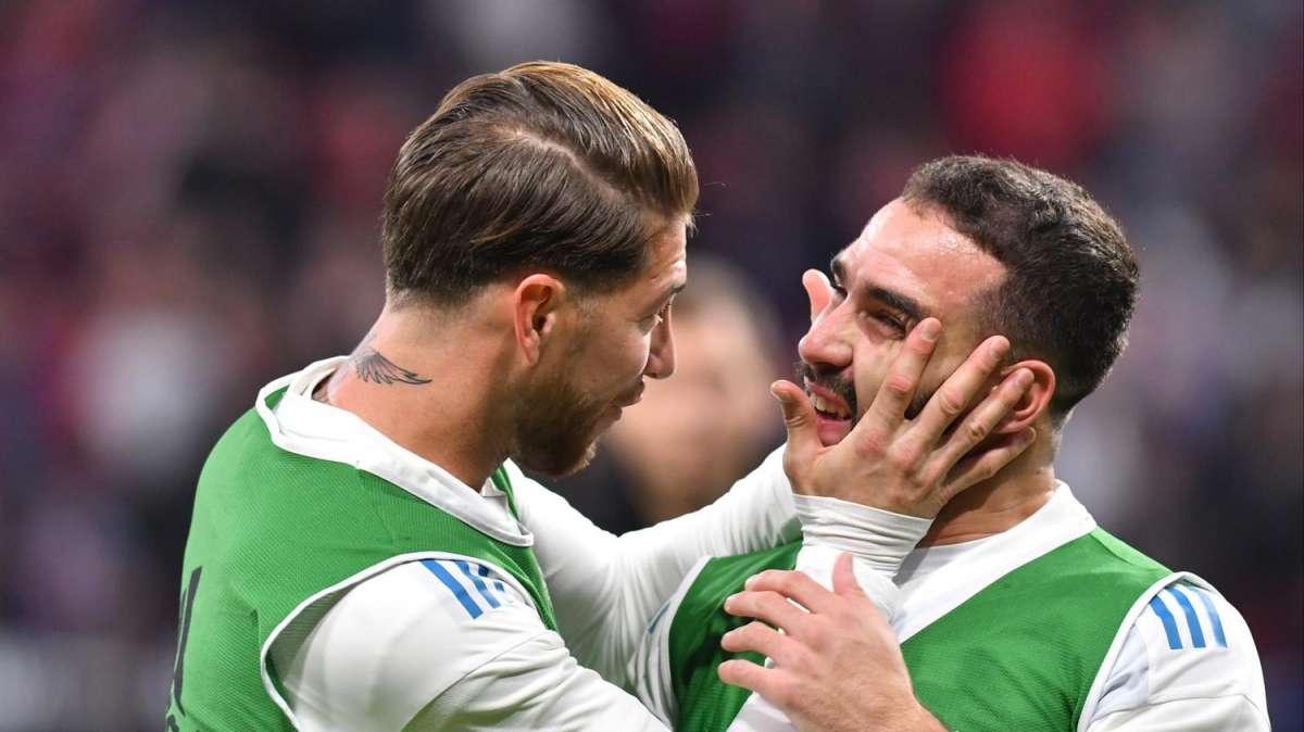 Ramos y Carvajal ya miran a la 'final' ante el Gladbach
