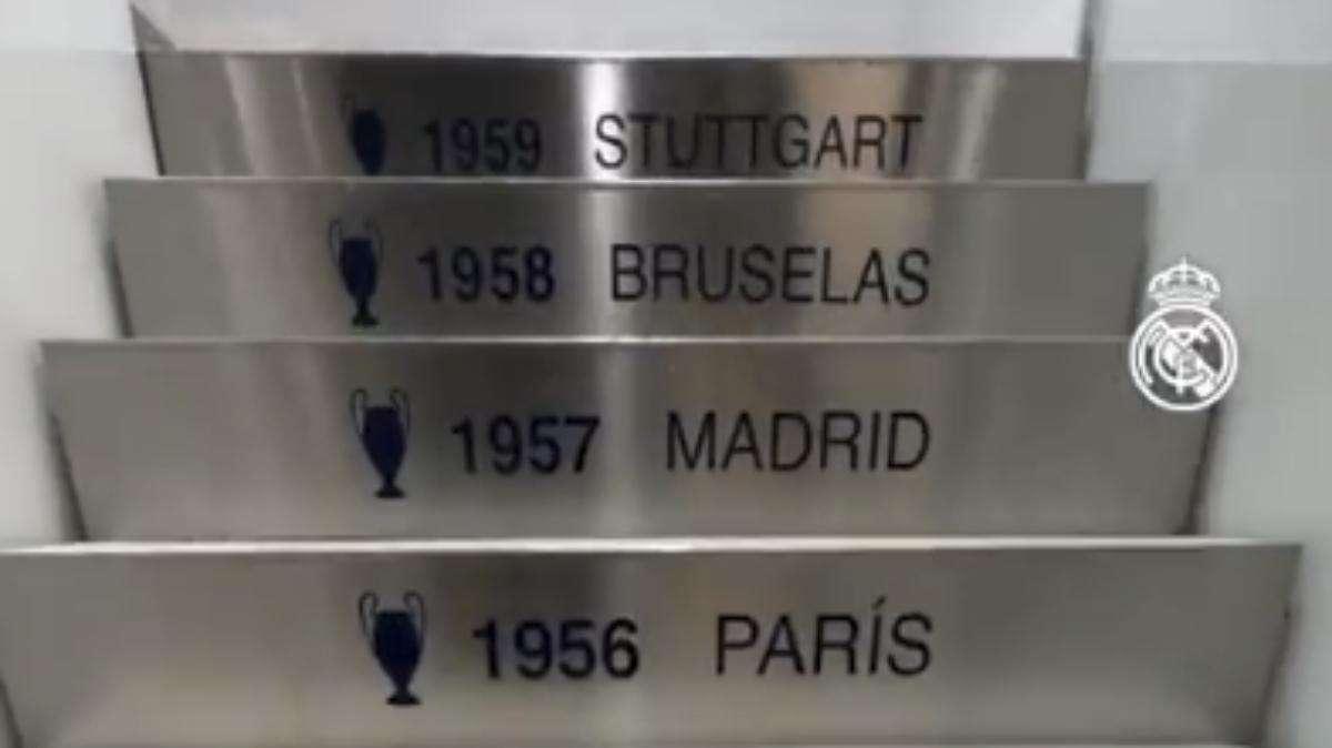 Un vestuario de campeón: el Real Madrid presume de palmarés en su renovado Bernabéu