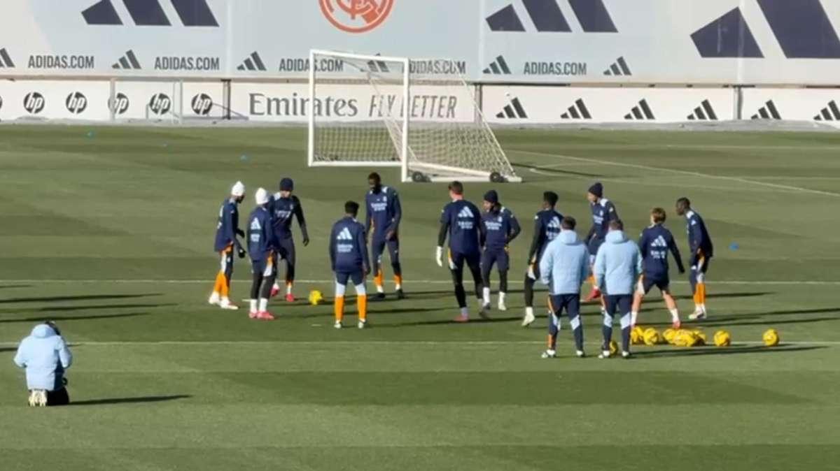 Rueda de prensa de Ancelotti y último entrenamiento antes de viajar a Valladolid