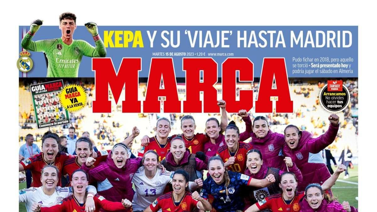 PORTADA | Marca: "Kepa y su 'viaje' hasta Madrid"