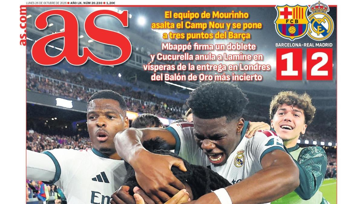 El primer Clásico de la temporada se lo llevó el Real Madrid