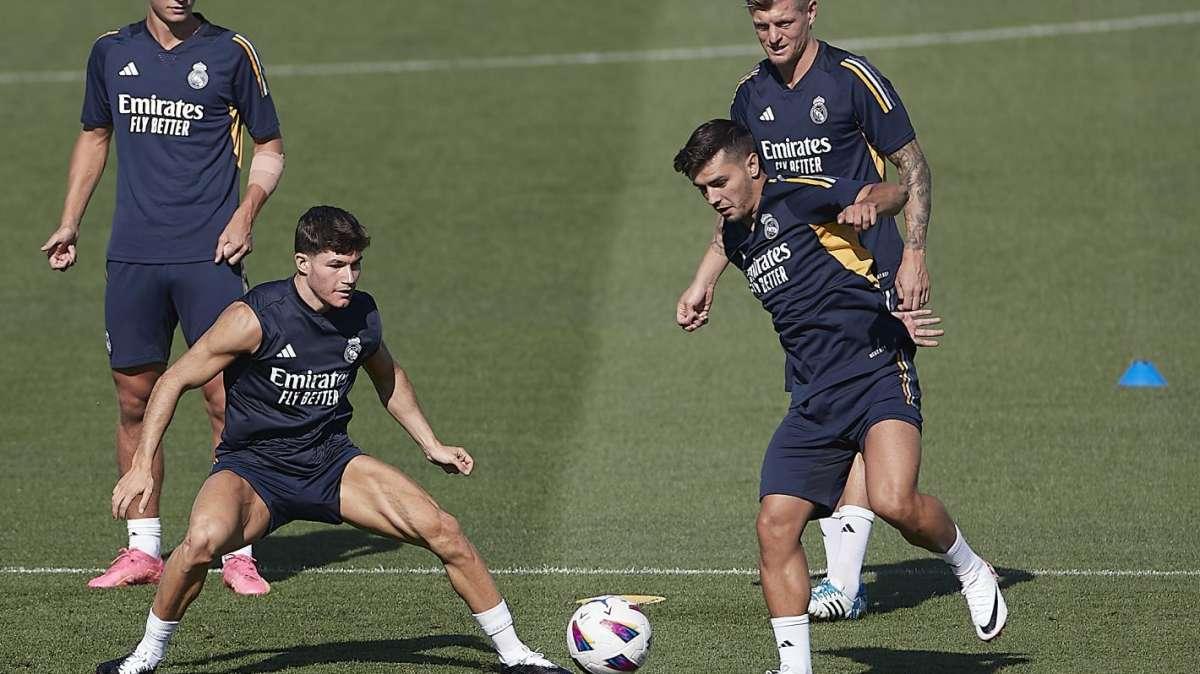 Informe del entrenamiento: cinco bajas confirmadas en el Real Madrid