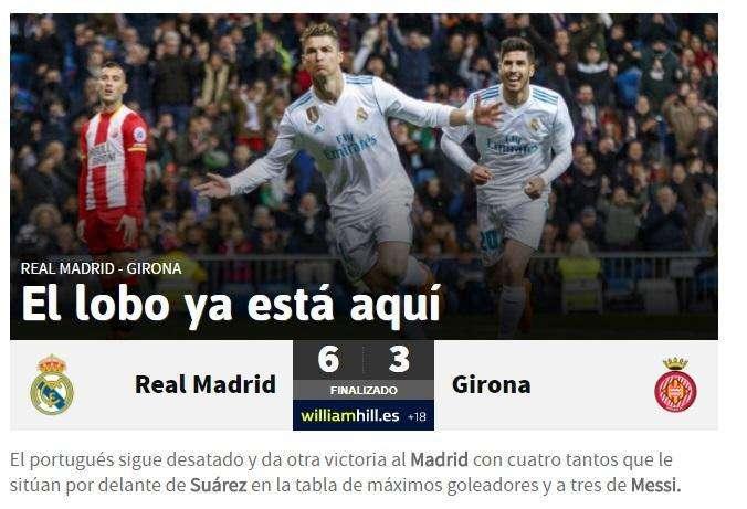 As elogia a Cristiano: "El lobo ya está aquí"