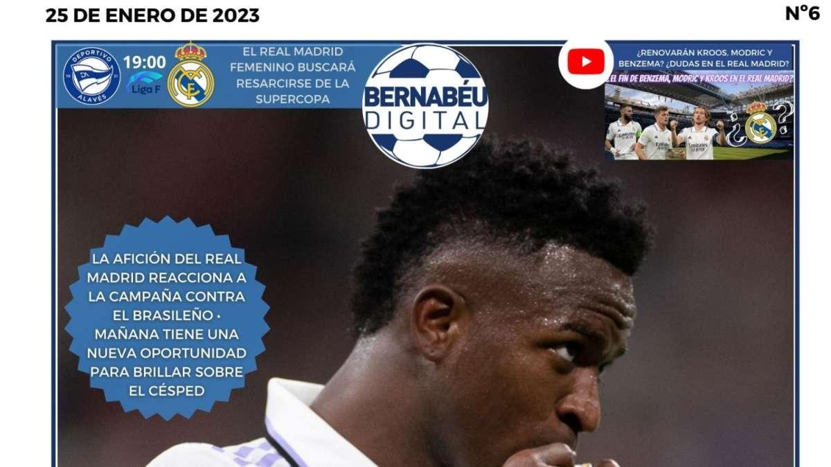 PORTADA BD | "Vini, el madridismo está contigo"