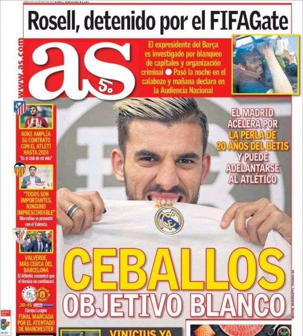 PORTADA - As advierte: "Ceballos, objetivo blanco"