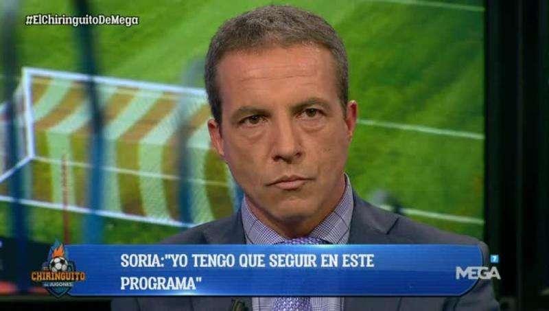 Soria en El Chiringuito: "Esta ha sido la victoria de todo el mundo del fútbol"