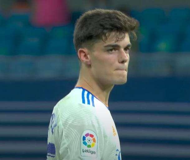 El momento de Miguel Gutiérrez en el Real Madrid