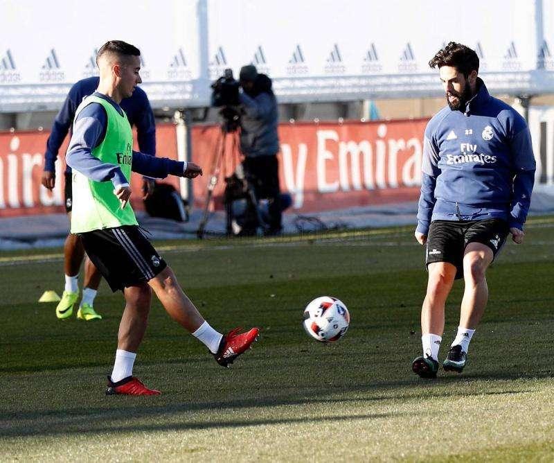 FOTO - El Madrid le quita hierro al asunto: Entrenamiento normal