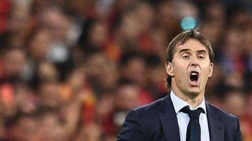 El mensaje de Lopetegui a Monchi al descanso tras el gol anulado: "Siempre igual"