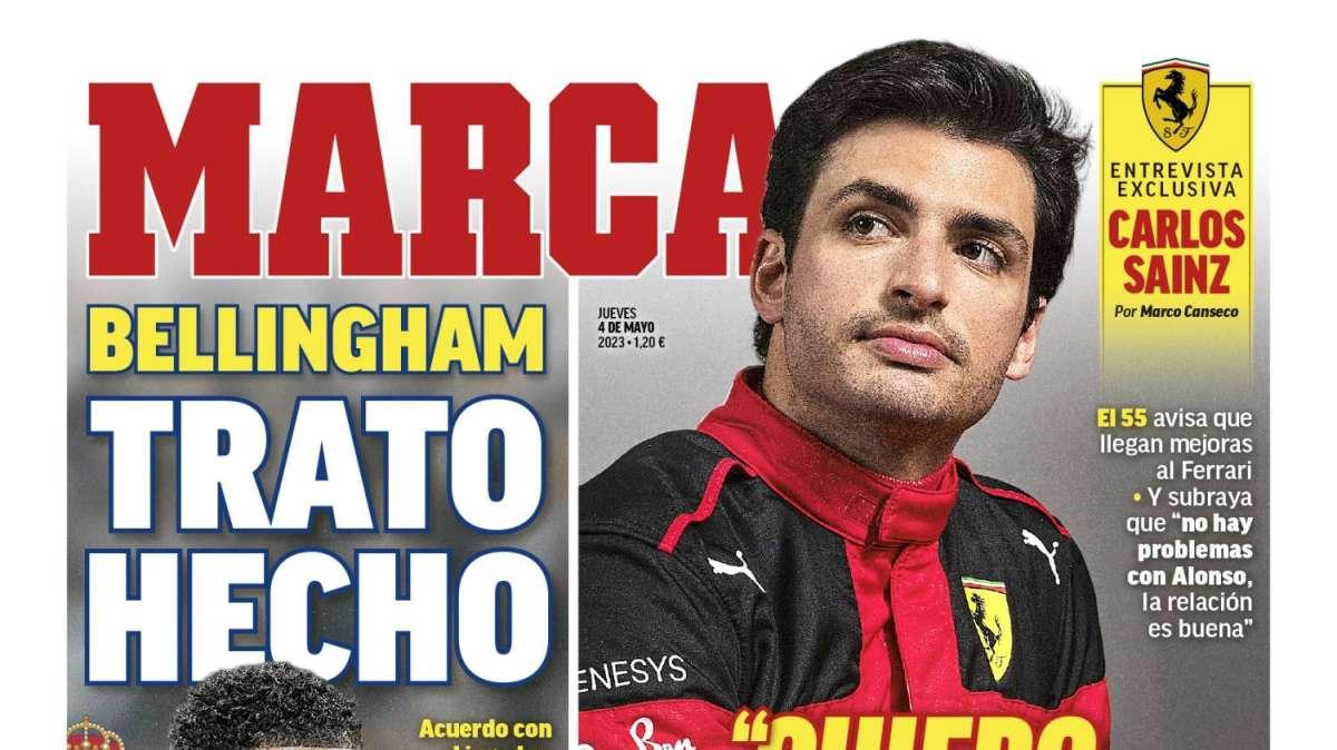 PORTADA | Marca abre con Bellingham: "Trato hecho"