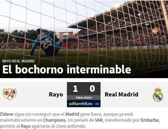 As, muy crítico con otro partido para olvidar del Real Madrid: "El bochorno interminable"