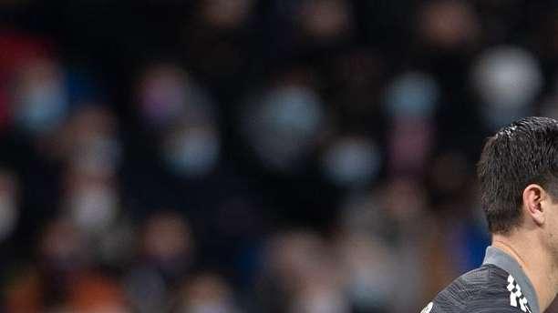 Courtois: "El trabajo del equipo es muy completo y nos ayuda a ganar partidos y estar arriba. Ancelotti..."