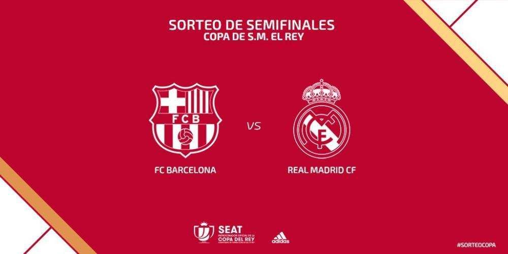Real Madrid vs Barcelona, ¡Clásico en las semifinales de Copa del Rey! conoce las fechas 