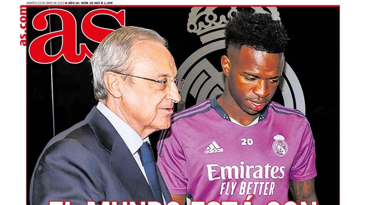 PORTADA | AS: "El mundo está con Vinicius"