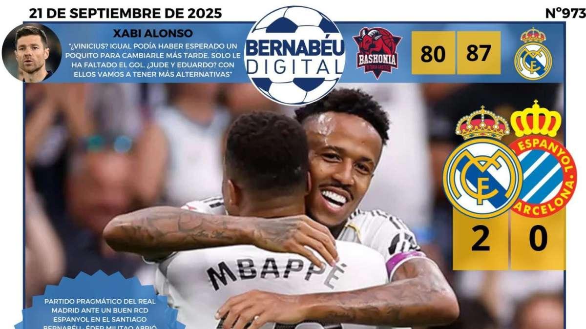 Mbappé, Militao y la victoria del Real Madrid, protagonista en la portada BD