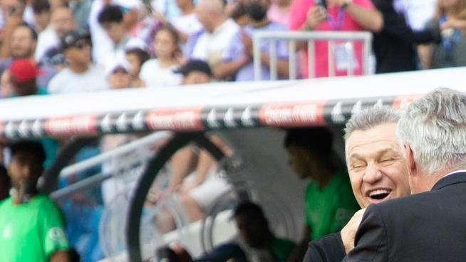Aguirre: "Solo tiramos una o dos veces y por suerte una fue gol"