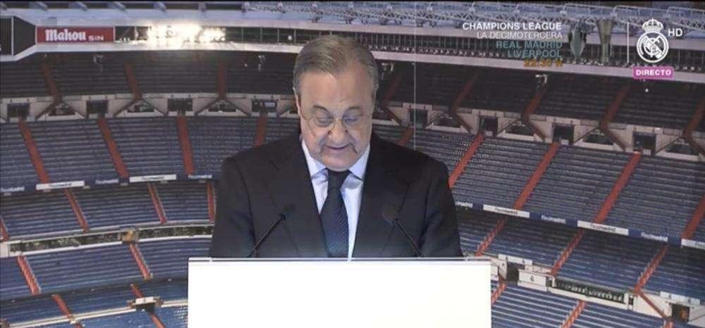 Florentino Pérez sigue sumando eventos: recibió a la Peña Madridista La Casa Blanca de Washington