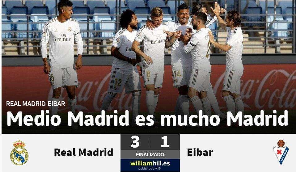 PORTADA - As: "Medio Madrid es mucho Madrid"
