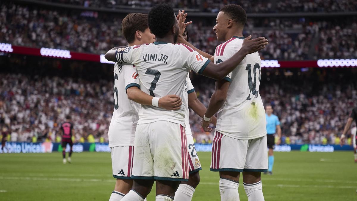 Goleada merengue en Liga: las notas del Real Madrid 4-1 Sevilla