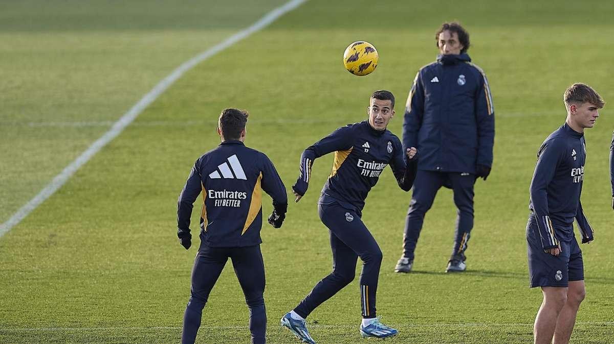 Las mejores imágenes del entrenamiento del Real Madrid previo al Betis