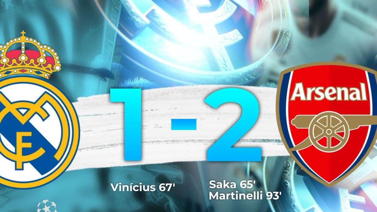 Real Madrid (1) 1-2 (5) Arsenal, en directo | ¡Sigue el pospartido!