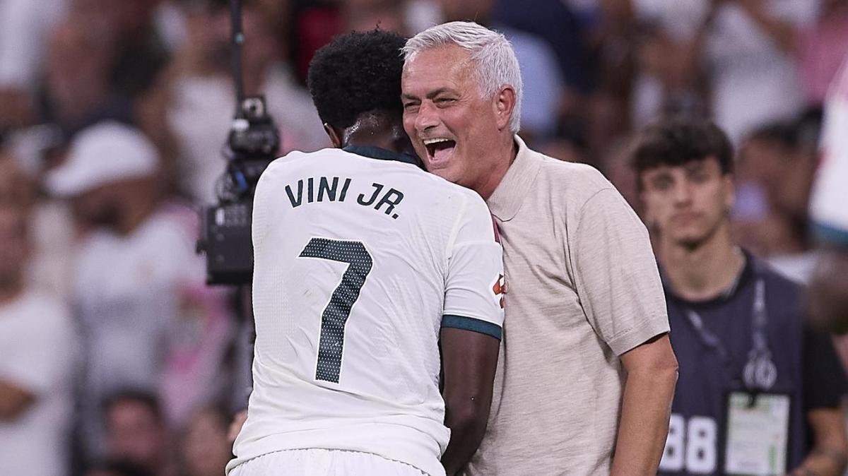 Mourinho revela el motivo de la última suplencia de Vinicius