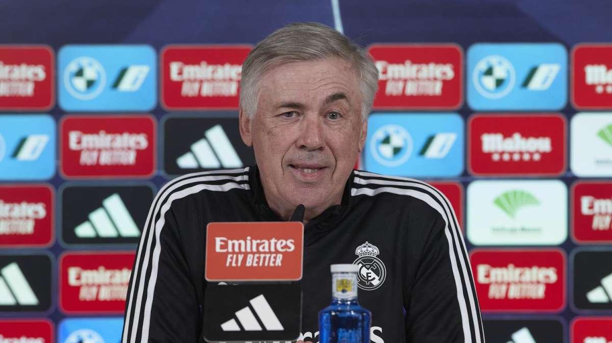 Carlo Ancelotti en rueda de prensa: "La delantera no ha sido un problema esta temporada"