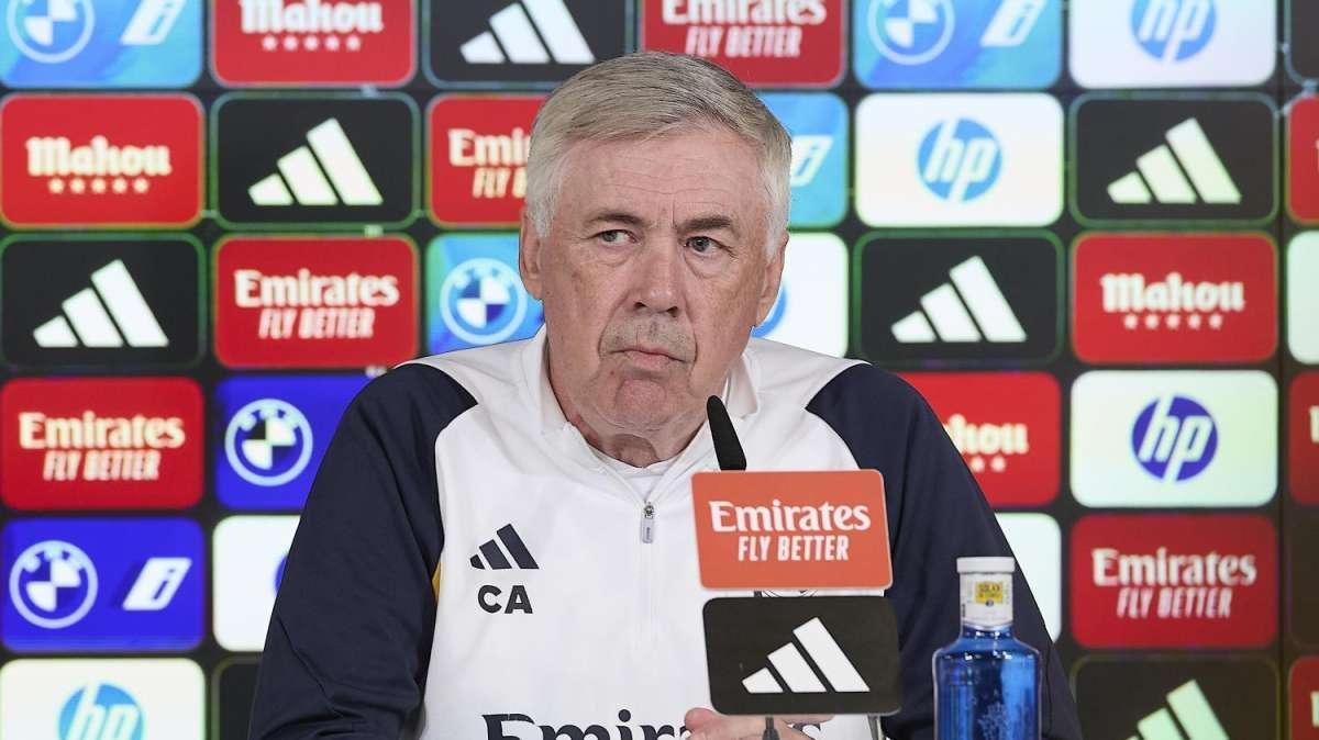 Carlo Ancelotti en rueda de prensa: "¿Quejas de Laporta? Son opiniones y las palabras se las lleva el viento"