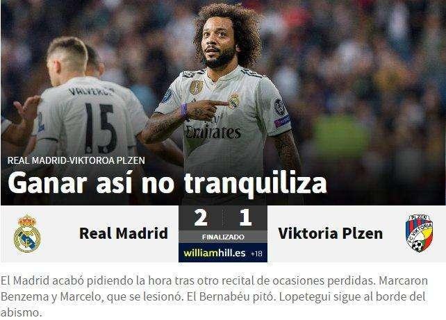 PORTADA - As y la incertidumbre blanca: "Ganar así no tranquiliza"