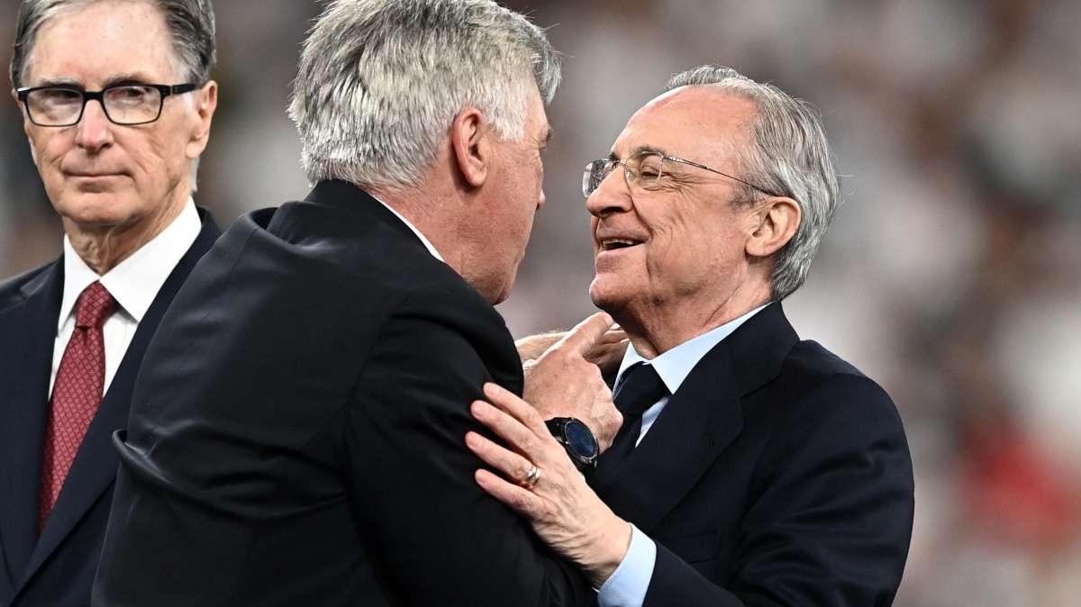 Ancelotti: "Florentino Pérez ha logrado lo que nadie ha sido capaz"