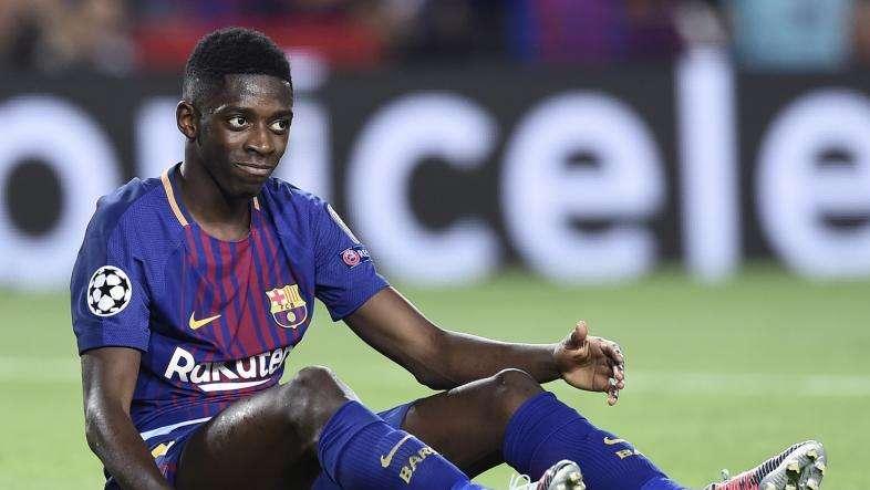 ¡DE LOCOS! Dembélé jugó lesionado el partido frente al Getafe