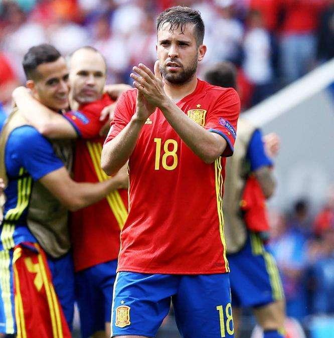 Jordi Alba sobre Luis Enrique: "Él es el que dice los jugadores que tienen que venir"