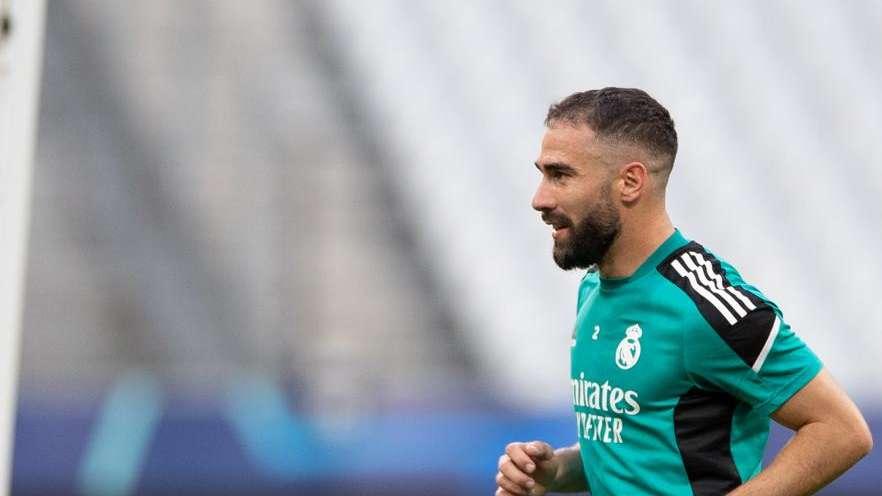 Informe del entrenamiento: Carvajal sigue ausente, problemas con Mendy y susto con Benzema
