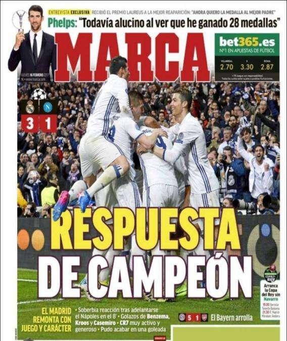 PORTADA - Marca: "Respuesta de campeón"