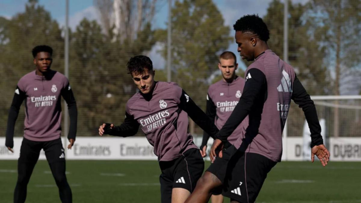 Último entrenamiento del Real Madrid antes de volver a jugar por LaLiga