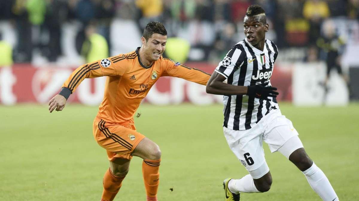 Paul Pogba y Cristiano Ronaldo, en una operación por un objetivo blanco