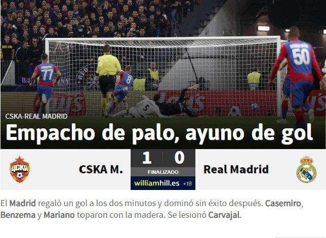 AS abre con la ineficacia blanca: "Empacho de palo, ayuno de gol"
