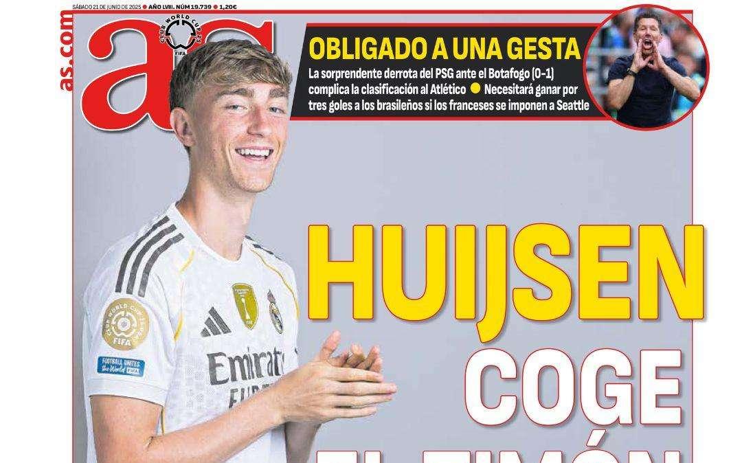 AS saca en primera plana a Huijsen y su extraordinario debut
