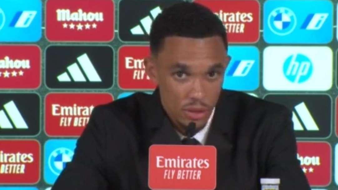 Alexander-Arnold en rueda de prensa: "Siempre supe que si me iba del Liverpool, sería al Real Madrid"