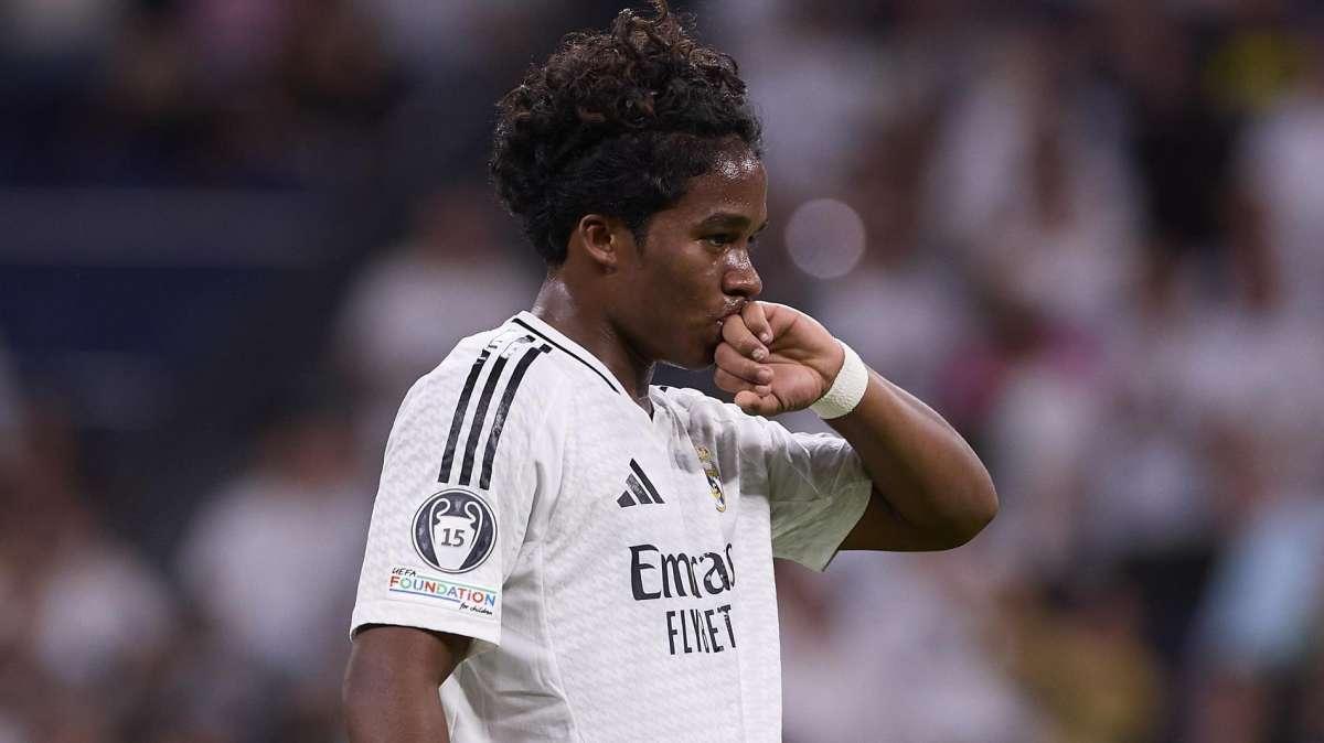 Endrick se estrena como titular y bate este increíble récord del Real Madrid