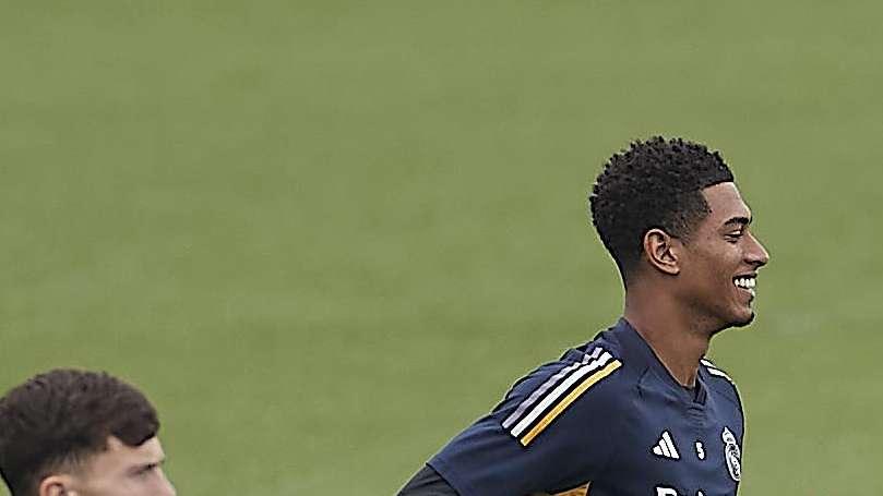 Buenas noticias con Bellingham en el último entrenamiento del Real Madrid