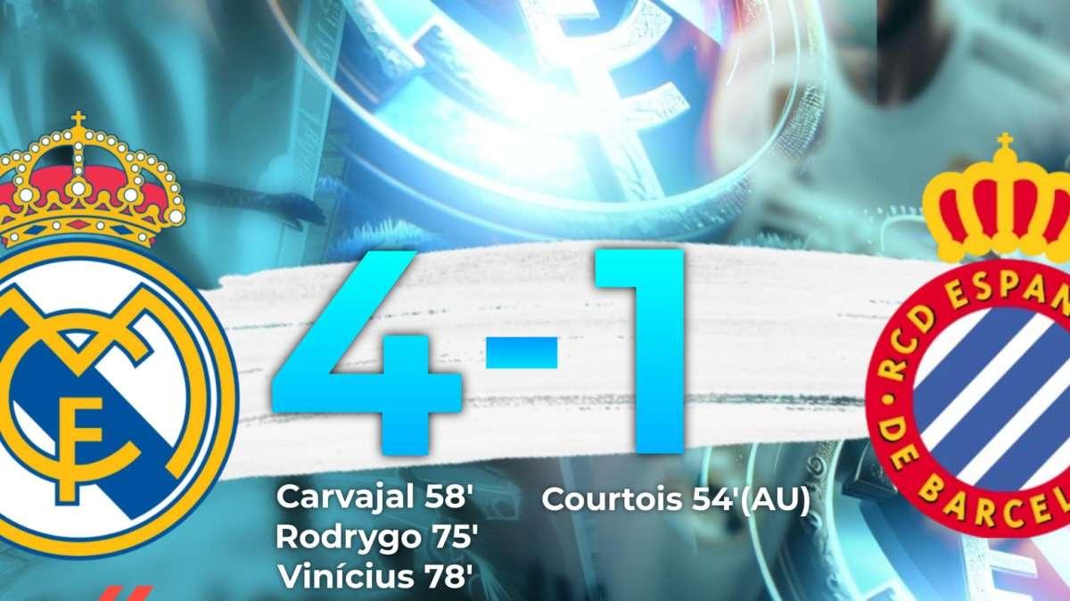 Real Madrid 4-1 Espanyol, en directo | ¡Sigue el pospartido!