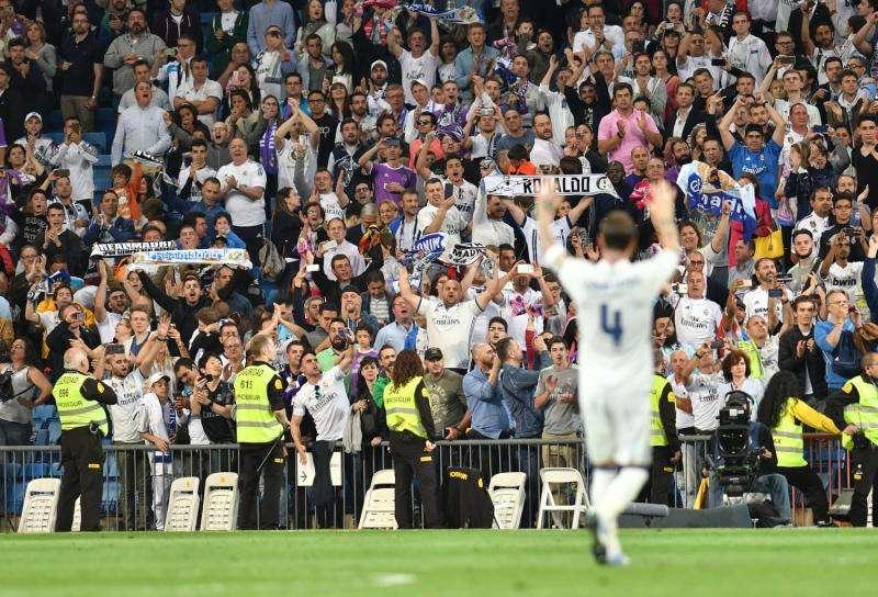 Ramos, en el ayuntamiento: "Esto es de todo el madridismo. Ha costado mucho. Zidane..."